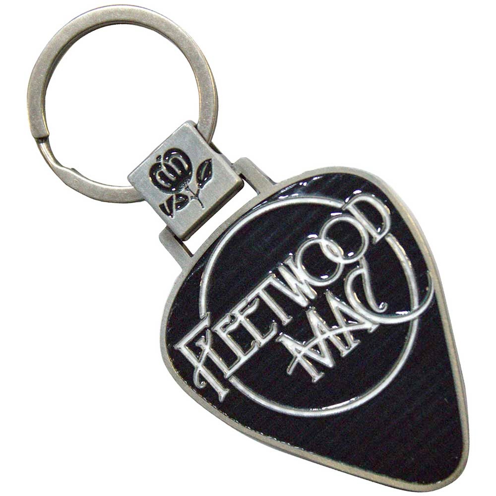 Fleetwood Mac - Classic Logo Plectrum Sleutelhanger - Zwart